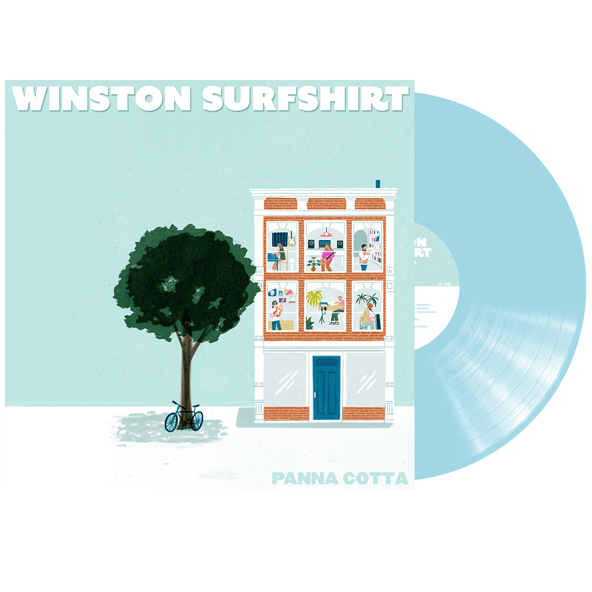 Winston Surfshirt - Pana Cotta Baby Blue Vinyl - Store Exclusive
